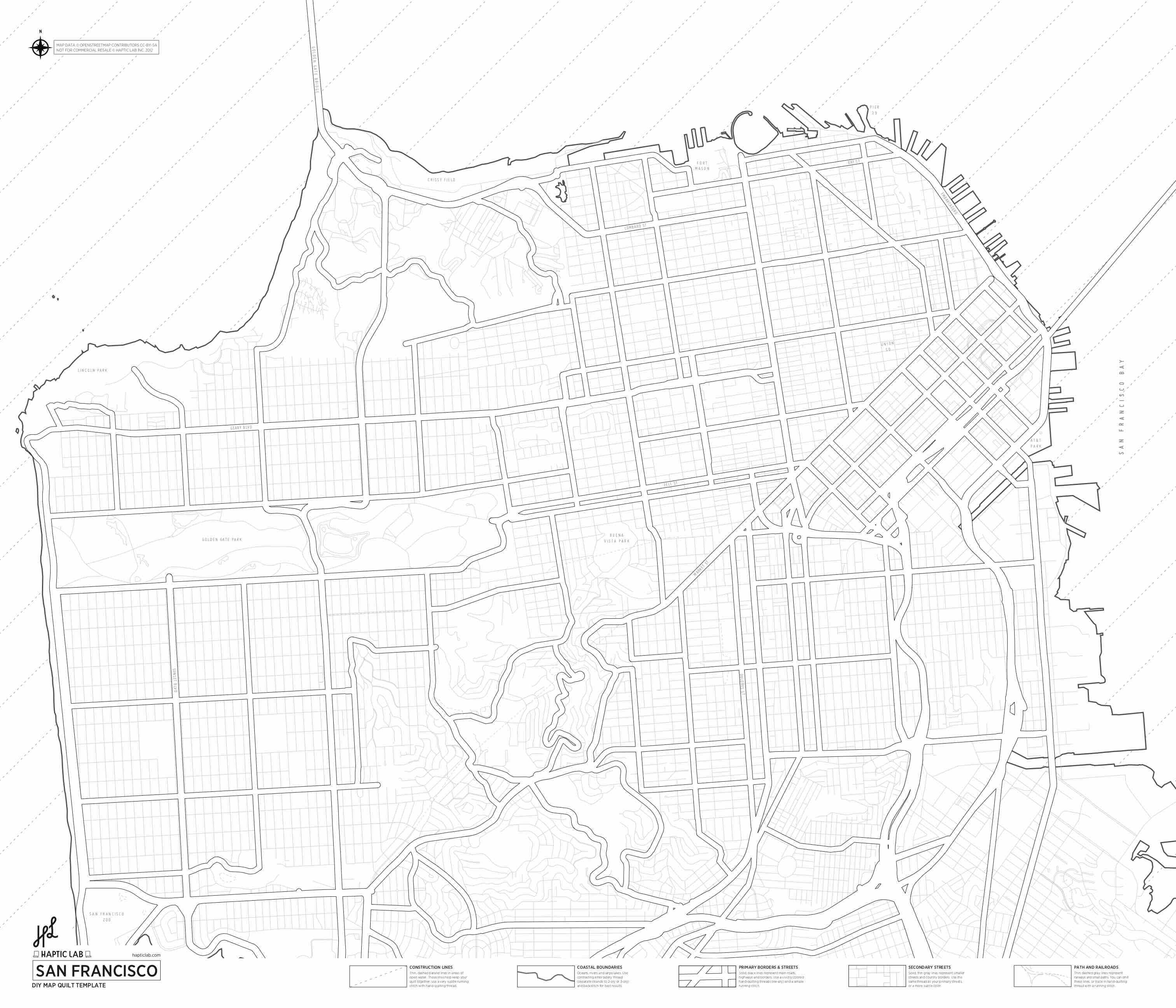 DIY Map Quilts (Print-At-Home) - Haptic Lab