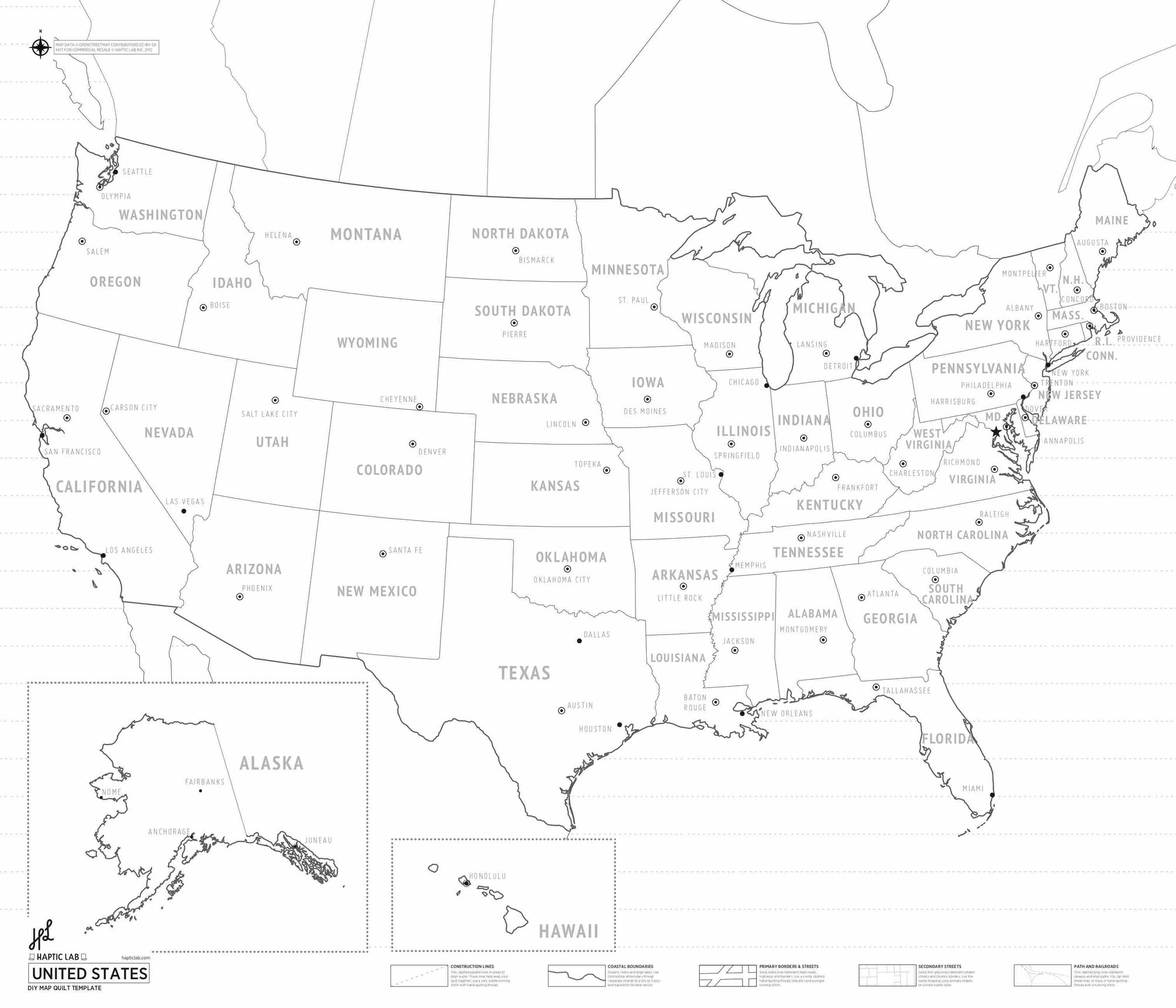 DIY Map Quilts - Haptic Lab