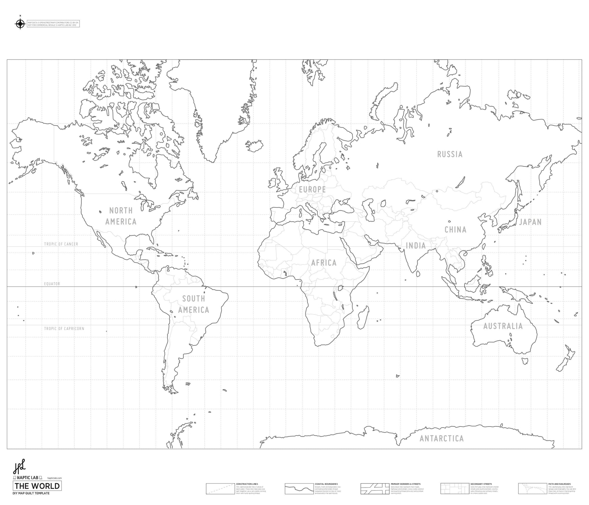 DIY Map Quilts - Haptic Lab