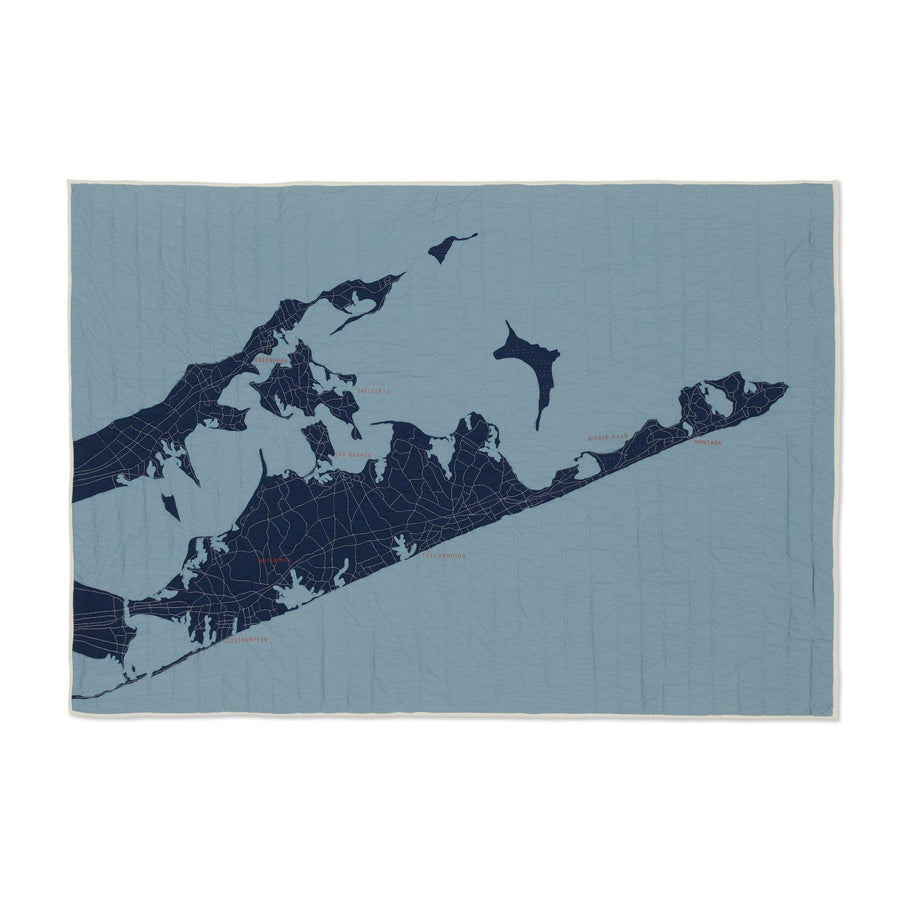 Hamptons Quilt Navy Coastal Quilts