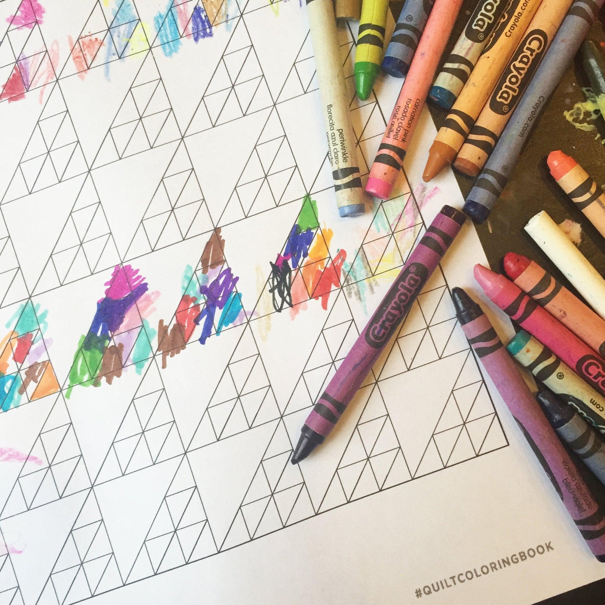Quilt Coloring Book: Free Download