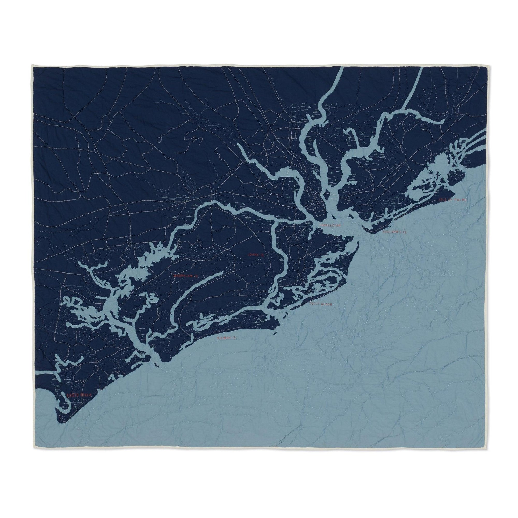 Charleston Quilt Navy Coastal Quilts