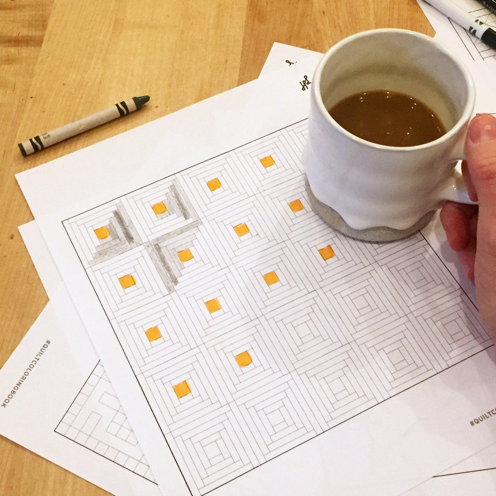 Quilt Coloring Book Diy Kits