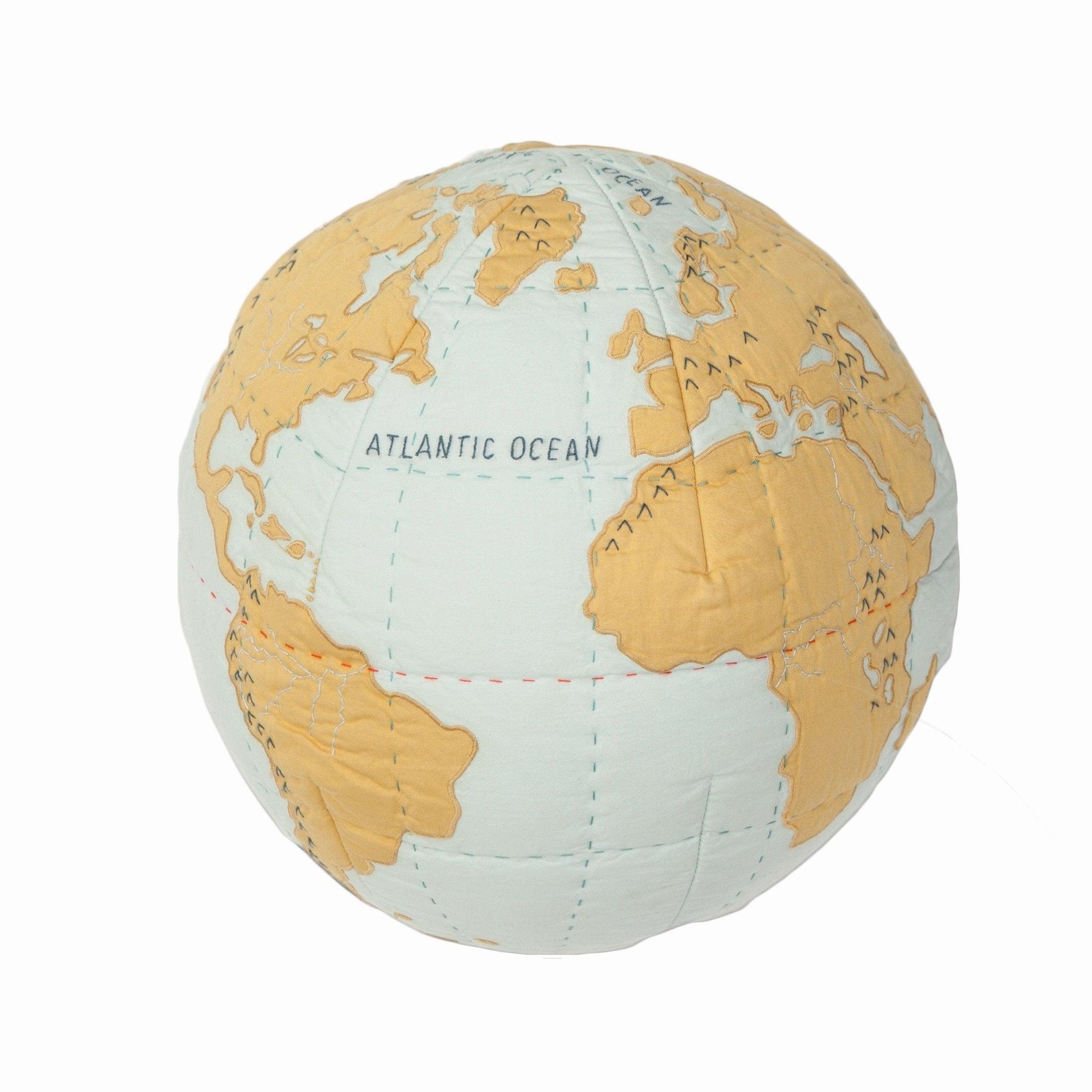 Pillow Globe - Blue/gold