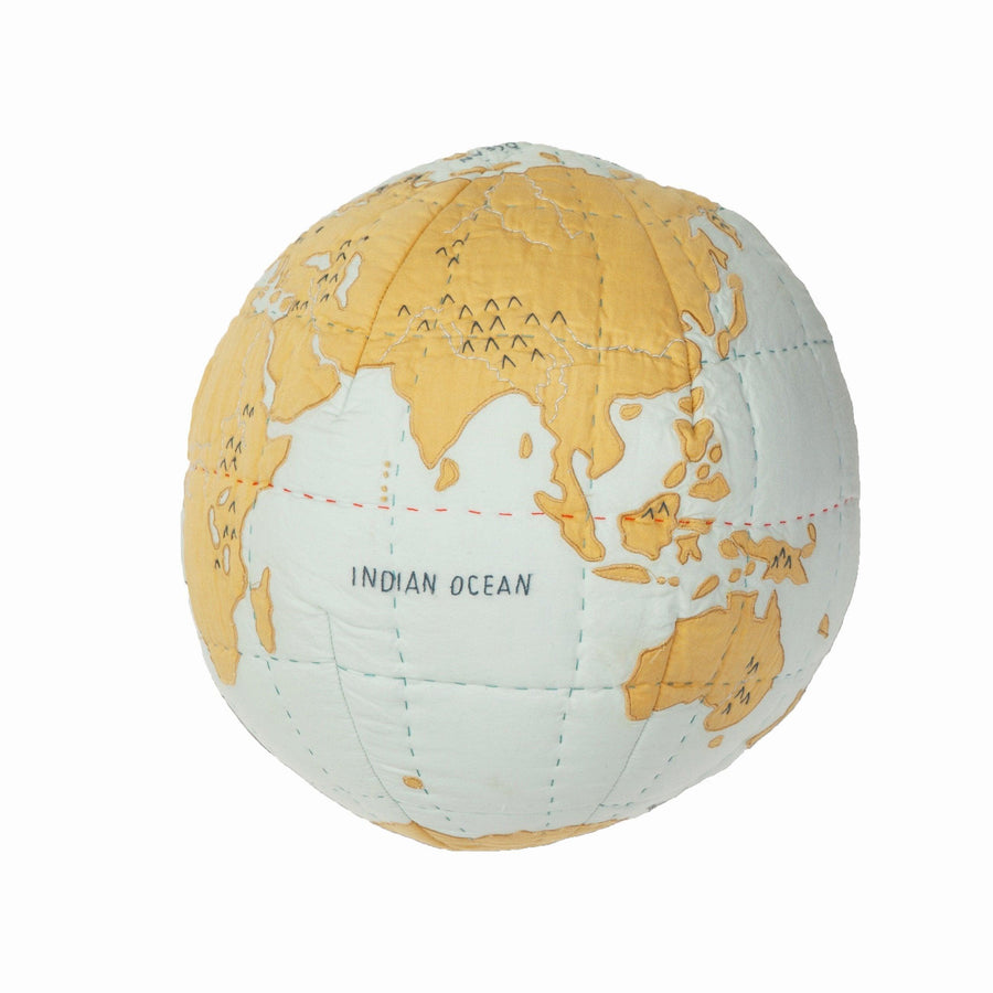 Pillow Globe - Blue/gold