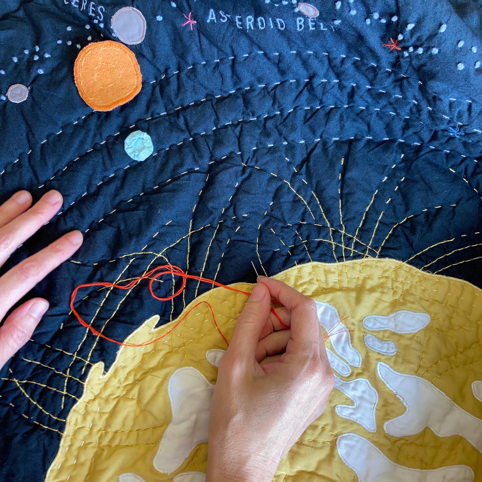 DIY Quilt - Solar System