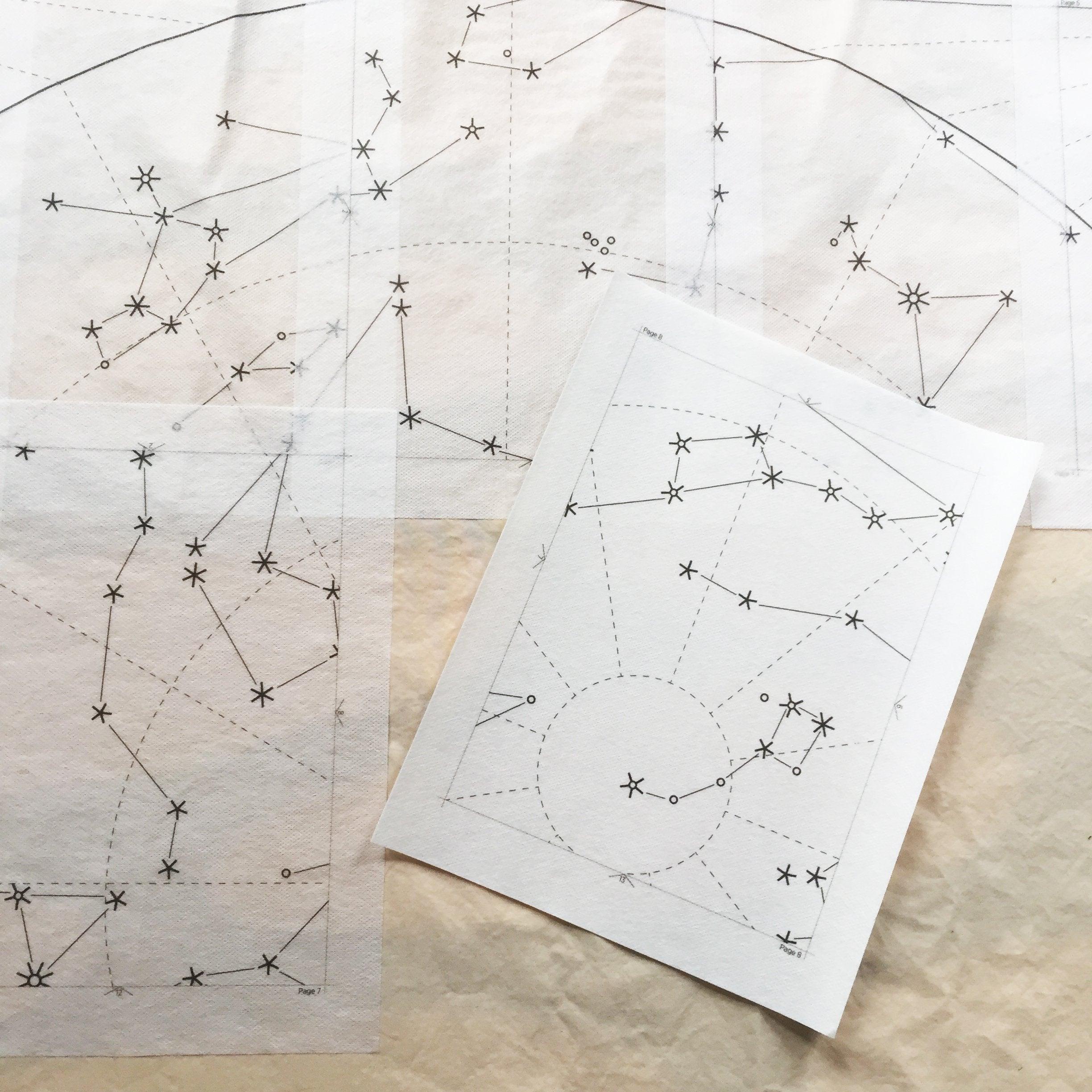 Print-At-Home Diy Quilt - Constellation Kits